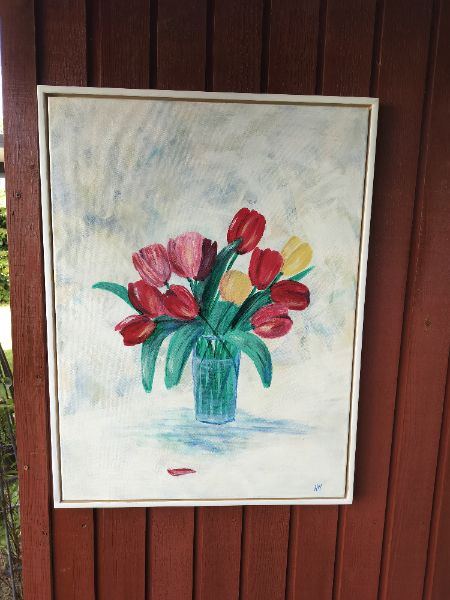 Tulips in a vase